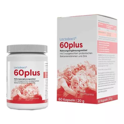 LACTOBACT 60plus enteropäällysteiset kapselit, 60 kpl