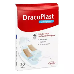 DRACOPLAST vedenpitävät laastikaistaleet, valikoituja, 20 kpl