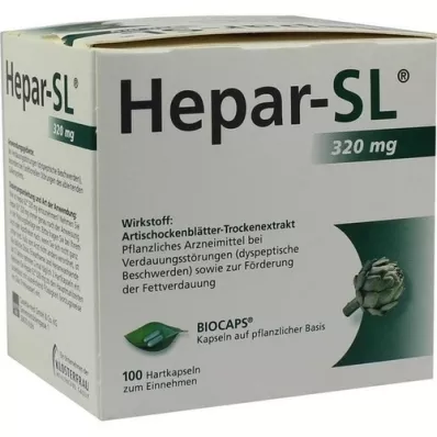 HEPAR-SL 320 mg kovat kapselit, 100 kpl