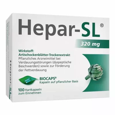 Hepar-SL® 320 mg kovat kapselit, 100 kpl