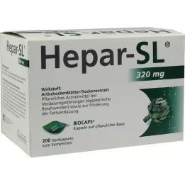 HEPAR-SL 320 mg kovat kapselit, 200 kpl