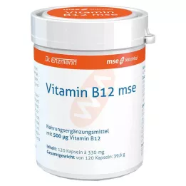 VITAMIN B12 MSE kapselia, 120 kpl