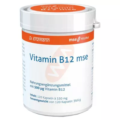 B12-vitamiini Mse kapselit, 120 kpl B12-vitamiini Mse kapselit, 120 kpl