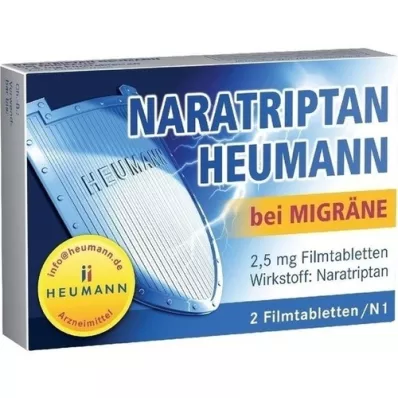 NARATRIPTAN Heumann migreeniin 2,5 mg kalvopäällysteiset tabletit, 2 kpl