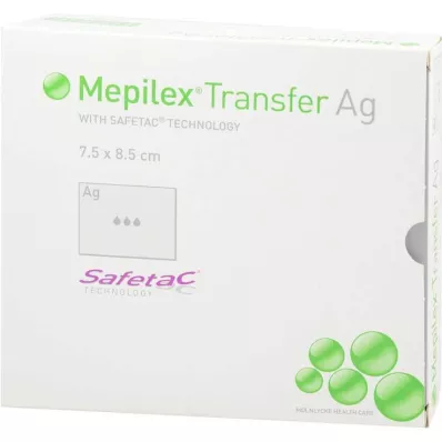 Mepilex Transfer Ag vaahtosidos 7,5x8,5cm, 10 kpl
