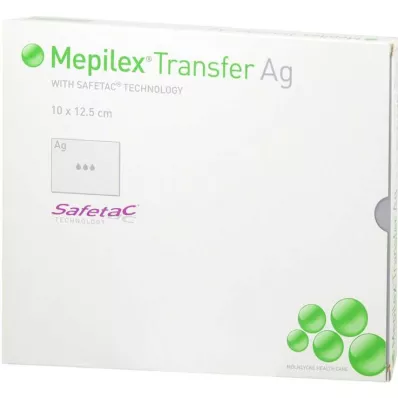Mepilex Transfer Ag vaahtosidos 10x12,5cm, 5 kpl