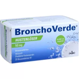 BRONCHOVERDE Yskänlääkkeet 50 mg poreilevat tabletit, 20 kpl