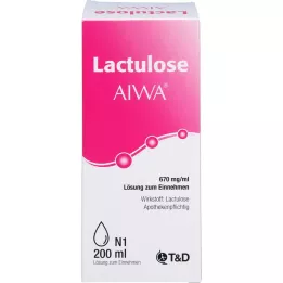 LACTULOSE AIWA 670 mg/ml oraaliliuos, 200 ml
