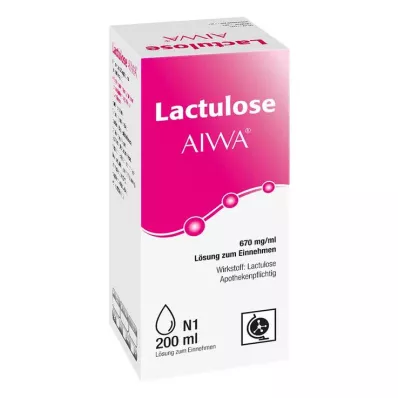 Laktuloosi AIWA 670 mg/ml oraaliliuos, 200 ml Laktuloosi AIWA 670 mg/ml oraaliliuos, 200 ml