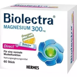 BIOLECTRA Magnesium 300 mg Suoraan appelsiinitikkuja, 60 kpl