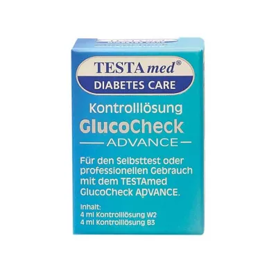 Testamed Glucocheck Advance -kontrolliliuos, 4 ml