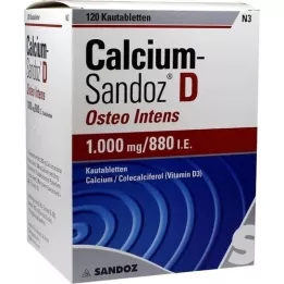 CALCIUM SANDOZ D Osteo intensive purutabletit, 120 kpl
