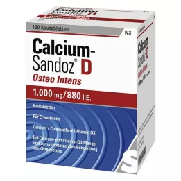CALCIUM SANDOZ D Osteo intensive purutabletit, 120 kpl