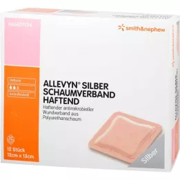 Allevyn hopeasidos 12x13 cm liima, 12 kpl