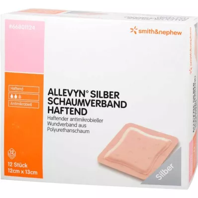 Allevyn hopeasidos 12x13 cm liima, 12 kpl