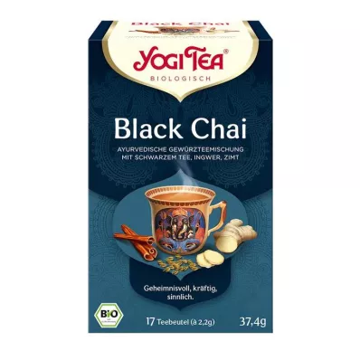 YOGI TEA Musta Chai orgaaninen suodatinpussi, 17X2.2 g
