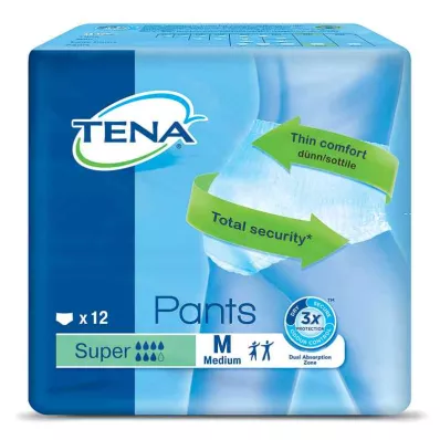 TENA PANTS super M ConfioFit kertakäyttöhousut, 12 kpl