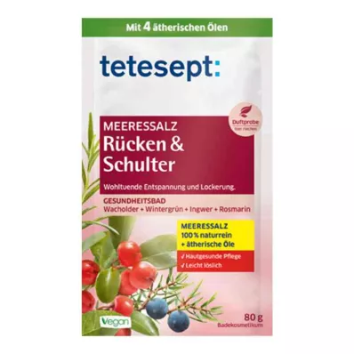 Tetesept Merisuola Selkä & Olkapää (80 g) Tetesept Merisuola Selkä & Olkapää (80 g)