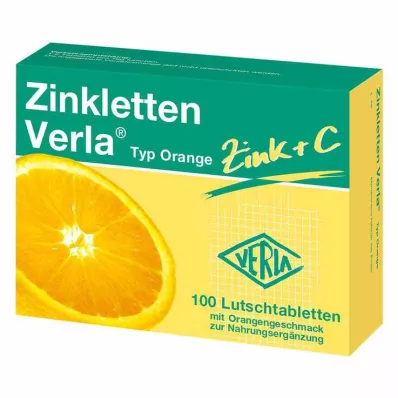 Zinkletten Verla Oranssi imeskelytabletit, 100 kpl Zinkletten Verla Oranssi imeskelytabletit, 100 kpl