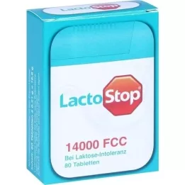 LACTOSTOP 14 000 FCC Tablettiannostelija, 80 kpl