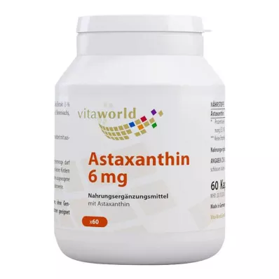 ASTAXANTHIN 6 mg kapselit, 60 kpl