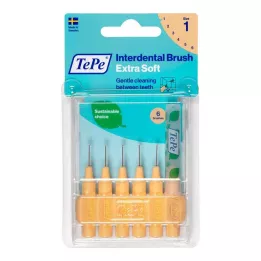 TEPE Interdentaaliharja x-soft 0.45mm ISO 1 oranssi, 6 kpl