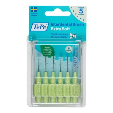 Tepe hammasväliharja x-soft 0,8mm, 6 kpl