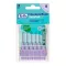 TEPE Interdentaaliharja x-soft 1.1mm ISO 6 violettia, 6 kpl