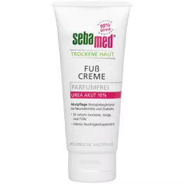 SEBAMED Kuivan ihon hajusteeton jalkavoide Urea10%, 100 ml