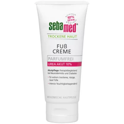 SEBAMED Kuivan ihon hajusteeton jalkavoide Urea10%, 100 ml
