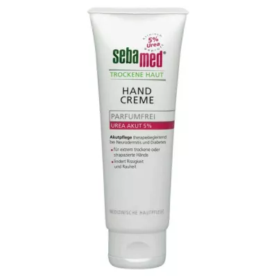 SEBAMED Kuivan ihon hajusteeton käsivoide Urea 5 %, 75 ml