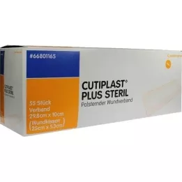 CUTIPLAST Plus steriili 10x29,8 cm sidos, 55 kpl