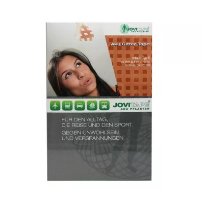Jovitape ristikkoteippi tyyppi B 36x28mm, 20x6 kpl Jovitape ristikkoteippi tyyppi B 36x28mm, 20x6 kpl