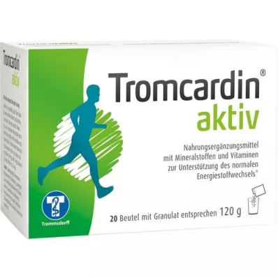 TROMCARDIN aktiivinen granulaattipussi, 20 kpl