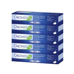 Calcimed D3 600 mg / 400 IU poretabletit, 100 kpl