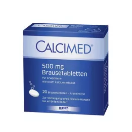 CALCIMED 500 mg poreainetabletit, 20 kpl