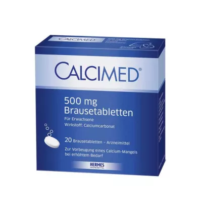 CALCIMED 500 mg poreainetabletit, 20 kpl