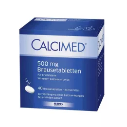 CALCIMED 500 mg poreainetabletit, 40 kpl