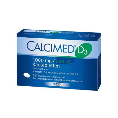 Calcimed D3 1000 mg / 880 IU purutabletit, 48 kpl