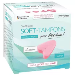 Pehmeät tamponit normaalit, 3 kpl