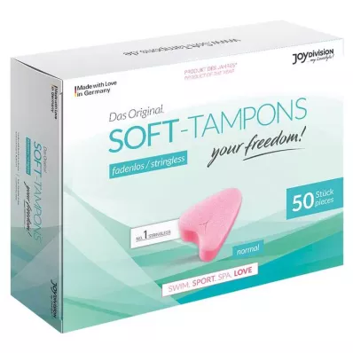 Pehmeät tamponit normaalit, 50 kpl Pehmeät tamponit normaalit, 50 kpl