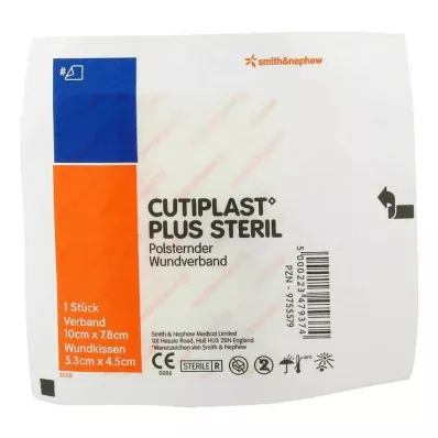 Cutiplast Plus steriili 7,8x10 cm side, 1 kpl
