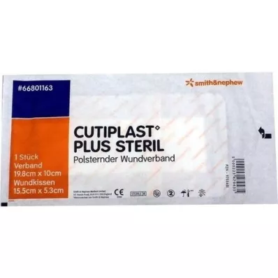 CUTIPLAST Plus steriili 10x19,8 cm:n sidos, 1 kpl