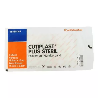 Cutiplast Plus steriili 10x19,8 cm side, 1 kpl