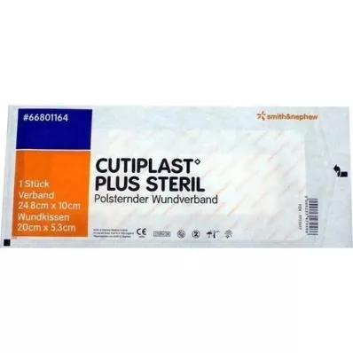CUTIPLAST Plus steriili 10x24,8 cm sidos, 1 kpl