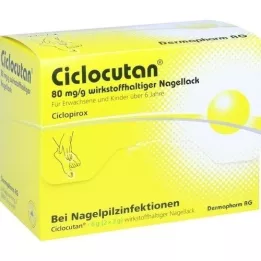 CICLOCUTAN 80 mg/g vaikuttavaa ainetta kynsilakkaa, 6 g