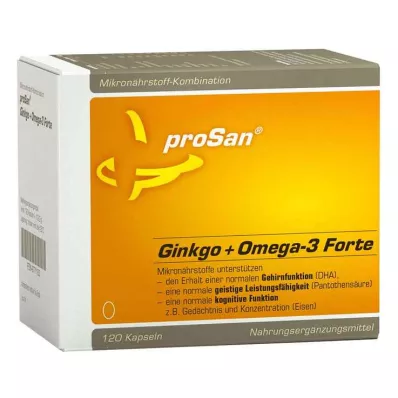 Prosan Ginkgo + Omega-3 Forte kapselit, 120 kpl Prosan Ginkgo + Omega-3 Forte kapselit, 120 kpl
