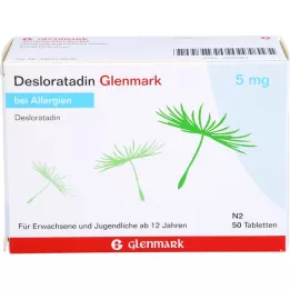 DESLORATADIN Glenmark 5 mg tabletit, 50 kpl