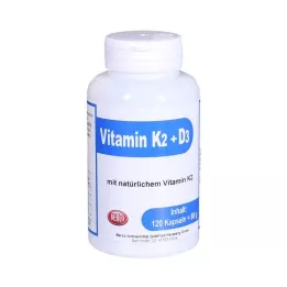 VITAMIN K2+D3 Berco kapselit, 120 kapselia