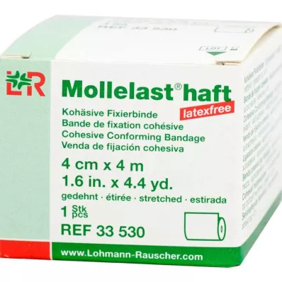 MOLLELAST lateksiton liimasidos 4 cmx4 m valkoinen, 1 kpl